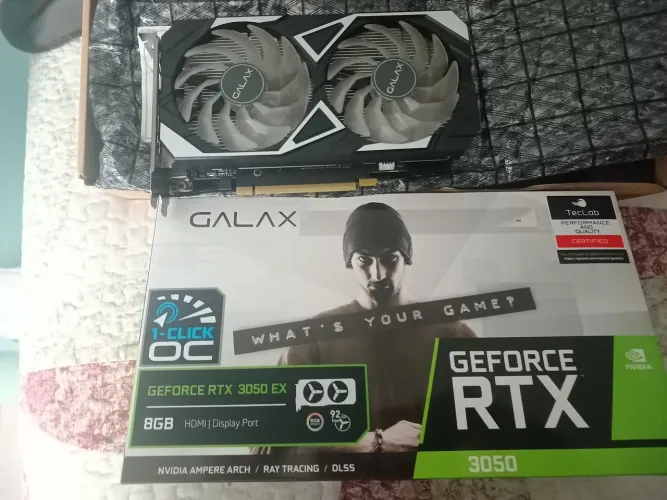rtx 3050 8 giga usada em perfeito estado 