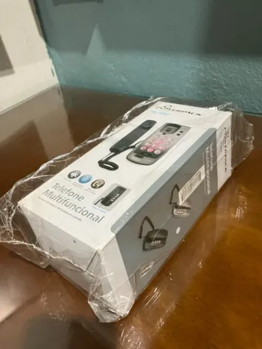 Telefone Com Fio PowerPack TEL-9282 - Teclas Grandes Luminosas e Campainha Alta
