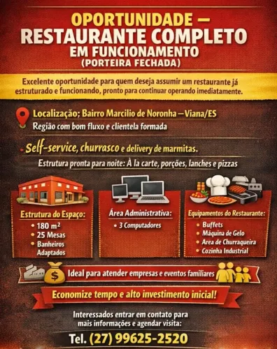 Restaurante em Marcilio de Noronha
