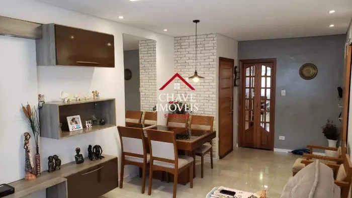 Apartamento 2 Dorms no Embaré (Santos) com 1 Vaga | Fundo | Portaria 24h