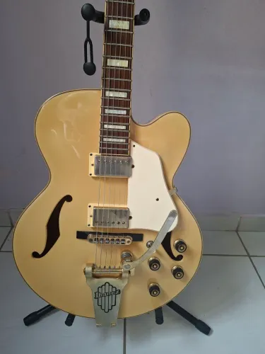 Guitarra Ibanez semiacustica com case. Instrumento impecável!
