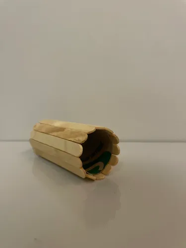 Túnel de madeira artesanal para Hamster e Gerbil 