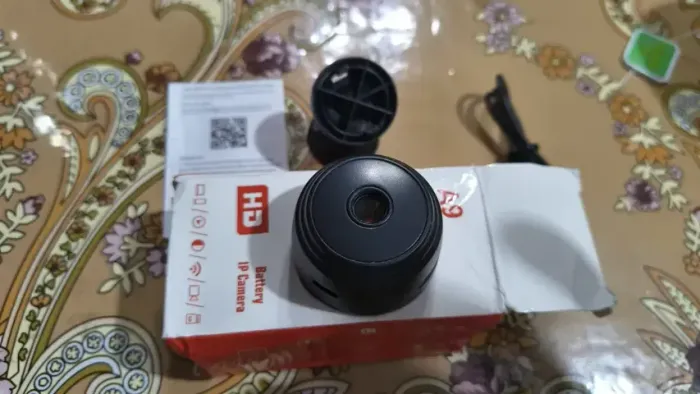 Mini Câmera de Segurança Fixa Espiã A9 Wi-Fi FullHD 90° com Suporte de Parede