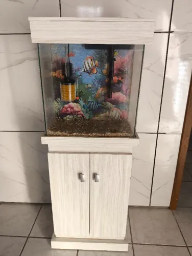 AQUÁRIO COMPLETO COM MÓVEL 