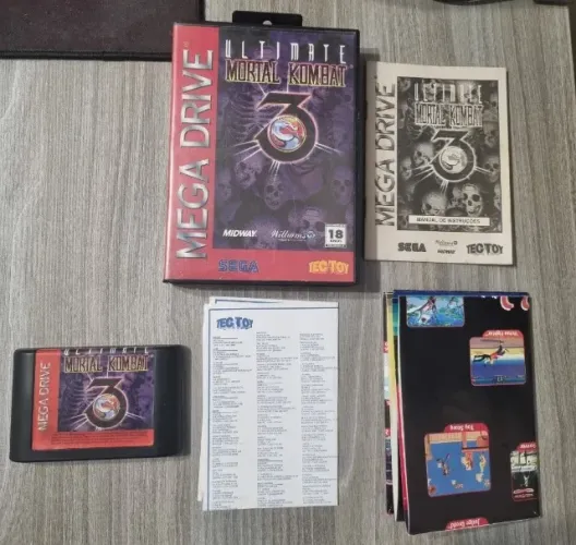 Ultimate Mortal Kombat 3 - Mega Drive/Genesis - O único CIB anunciado online!