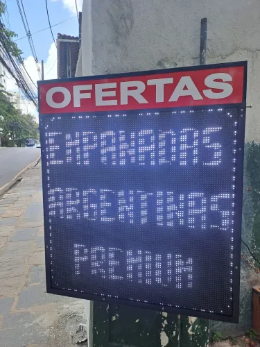 Painel letreiro LED 1,00 X 1,00 MTRS - LEDBLOCK
