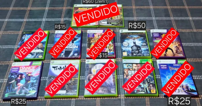 Coleção 2 jogos originais - Xbox 360 (aceito venda de unidade)