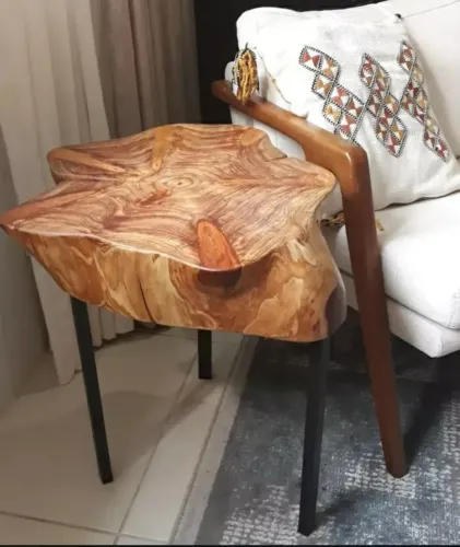 Mesa lateral madeira maciça