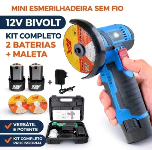 Esmerilhadeira Portátil Sem Fio / NOVA