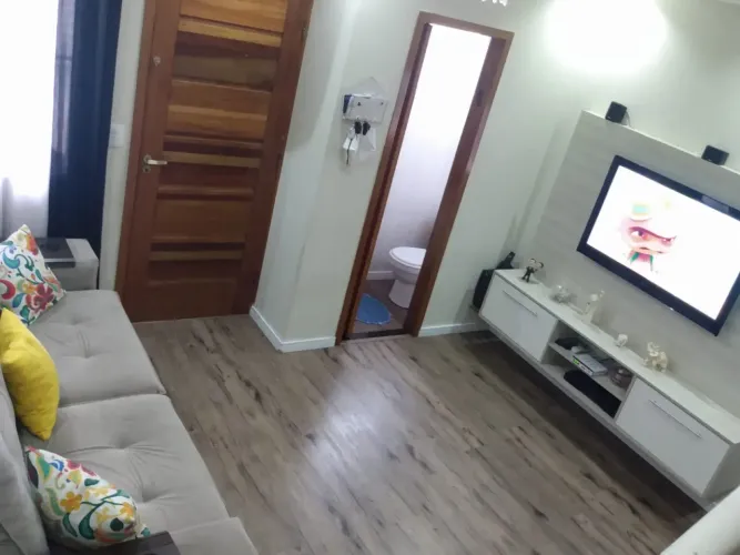 SOBRADO VL RICA-70MTS-2 DORM SENDO 2 SUÍTES, SALA, LAVABO, COZINHA, CHURRASQUEIRA, 2 VAGAS