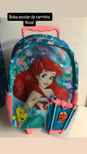 Mochila escolar Nova - Princesa Ariel