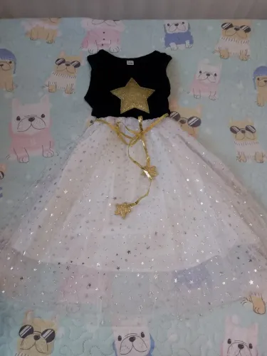 Vestido fadinha infantil bebê até 1 ano