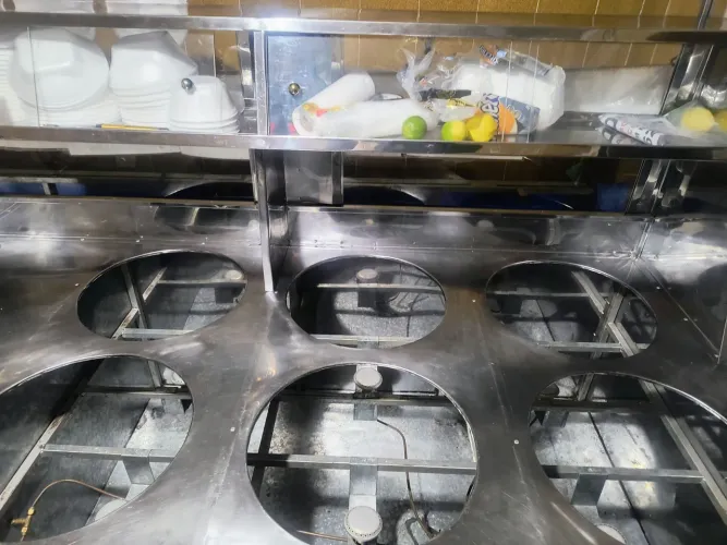 Carrinho de Alimentação Completo em Inox - Excelente Estado
