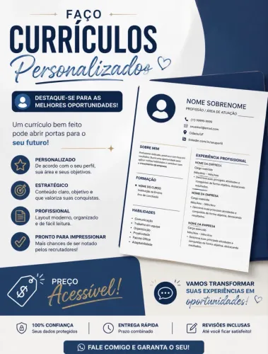 CURRÍCULO PERSONALIZADO 