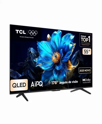 SMART tv tcl qled 4k 55 polegadas NOVA LACRADA 