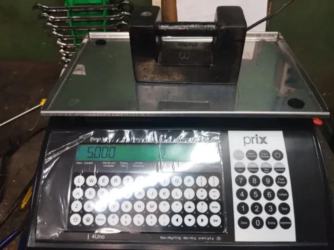  Balança toledo Prix4 uno etiquetadora 15kg/5g com lacre, instalação, etiquetas e garantia