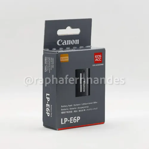 Bateria Canon LPE6P (novo/lacrado)