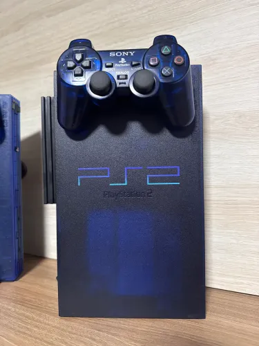Console Playstation 2 Midnight Blue + 1TB HD - Impecável