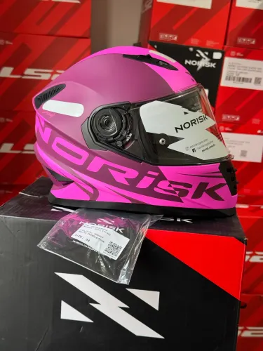 Capacete Norisk ff302 manty rosa fosco - tamanho 54