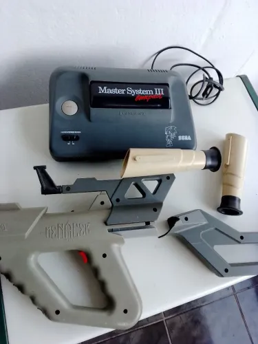 Sega Master System 3 e acessório leia descrição