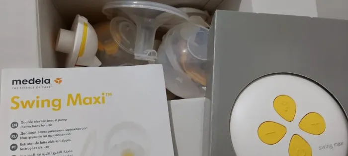 Bomba de extração de leite materno. Medela Swing Maxi Hands-Free Extrator Leite Elétrico D