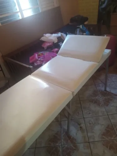 Maca portátil dobrável tipo maleta