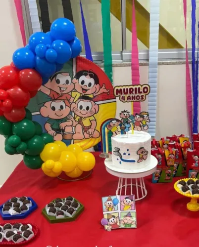 Trio de arco redondo 50cm | dourado | para festa na mesa