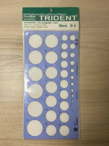 Gabarito para desenho trident