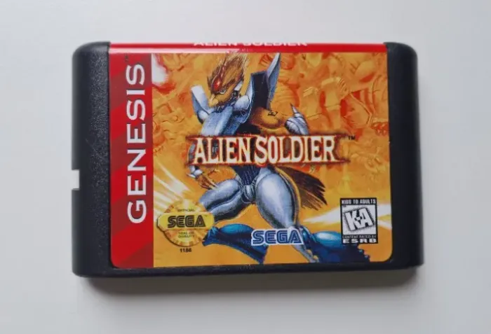 Cartucho Jogo Alien Soldier- Mega Drive