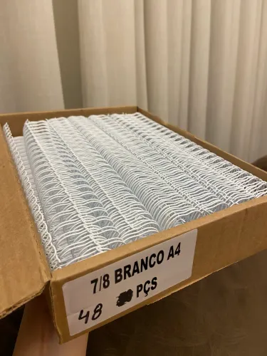 Wire-o 7/8 Branco A4 2x1 48 unidades
