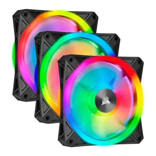 Kit Ventoinhas Corsair Ql120 Rgb 3x120mm, Co-9050098-ww