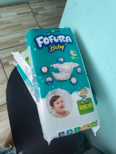 Fralda descartável fofura