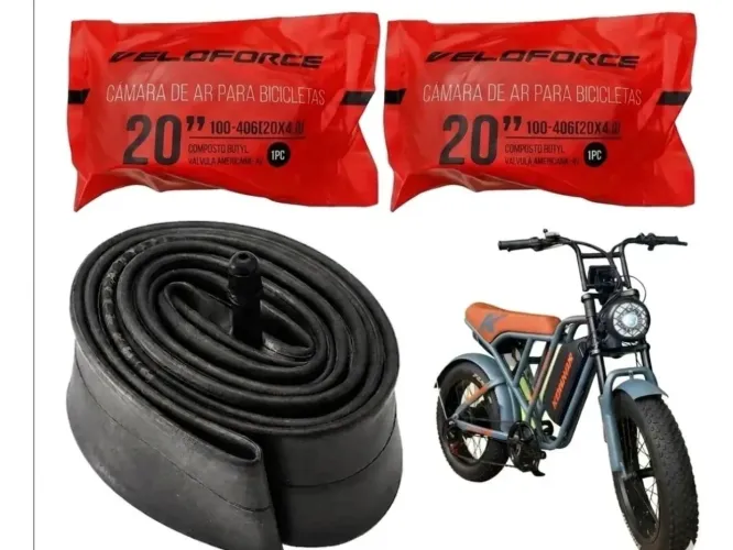 Câmara de ar para bike elétrica aro 20? fat 20x4.00