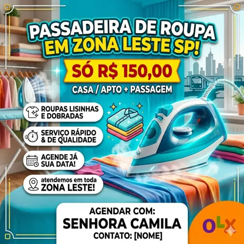Passadeira de roupas