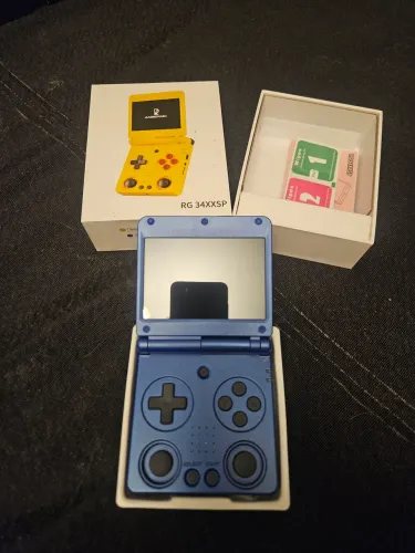Anbernic RG 34XXSP Azul Metalico