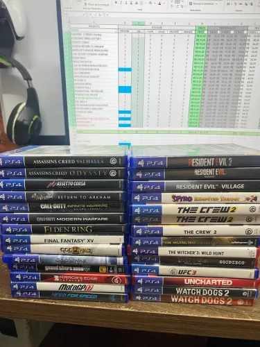 Jogos de PS4 - A partir de R$ 60,00 ou todos por R$ 1999,00