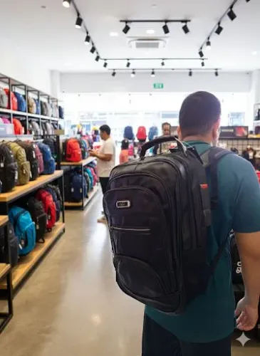 Bolsa de couro Viagem reforçado