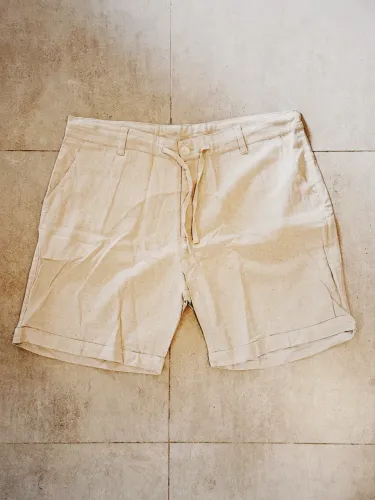 Novos! Bermuda short linho premium