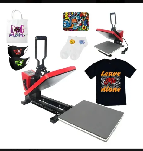 Kit Prensa Térmica de Gaveta + Prensa Portátil Mecolour | Novas | R$ 2.000