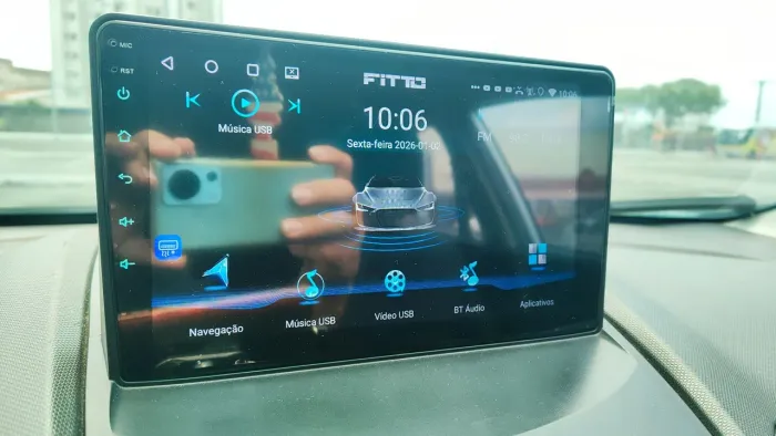 Central multimídia New fiesta 