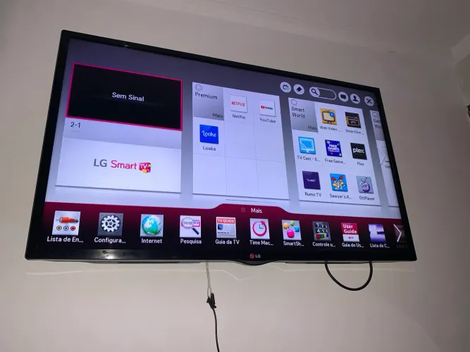 TV LG Smart 42? Full HD - Excelente estado + Suporte de Parede e Controle
