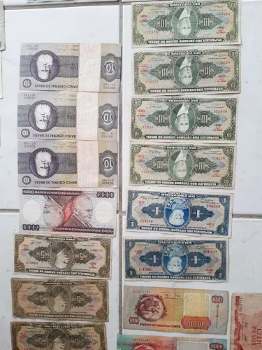 Cedulas  para colecionadores 