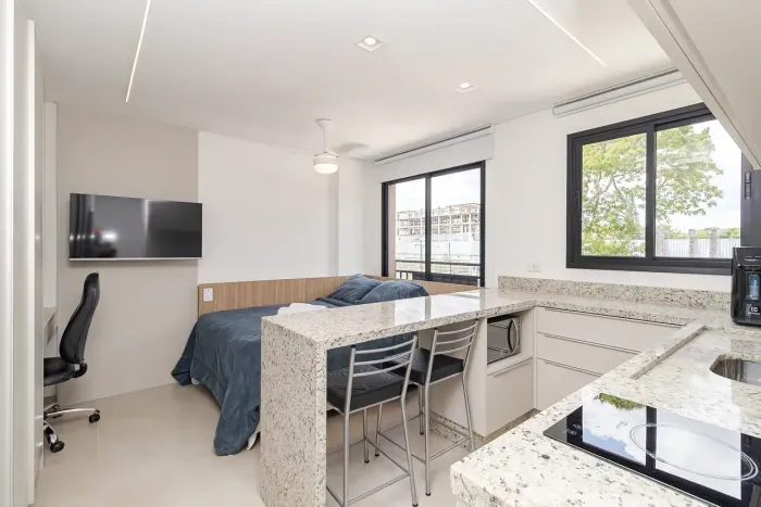 Studio com vaga de garagem à venda - Curitiba - PR