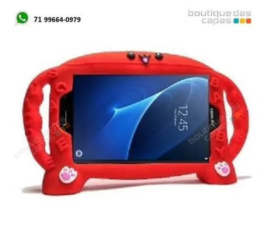 Capa Infantil Tablet silicone Universal 7' 8 pelegadas samsung t295 DL Positivo CCE