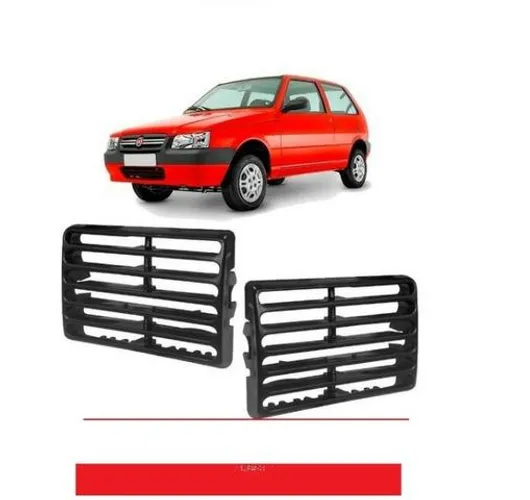Difusor Ar Lateral uno mille 95 a 2010 quadrado preto lateral valor unitário age zmvcn