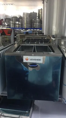 Fritadeira de bancada agua e oleo 2 cestas (nova) Alecs