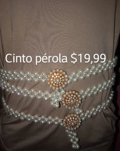 Cinto de pérola