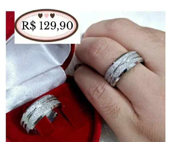 Promoção aneis de namoro compromisso 