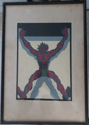 QUADRO DE EUGENIO DE PROENÇA SIGAUD - OBRA EM SERIGRAFIA