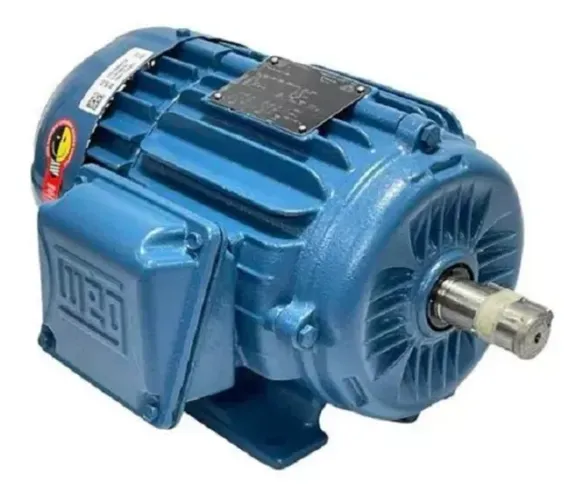 Motor Weg Trifásico 5 cv - 2 Pólos Blindado 220/380 Volts 3510 rpm (Alta rotação)